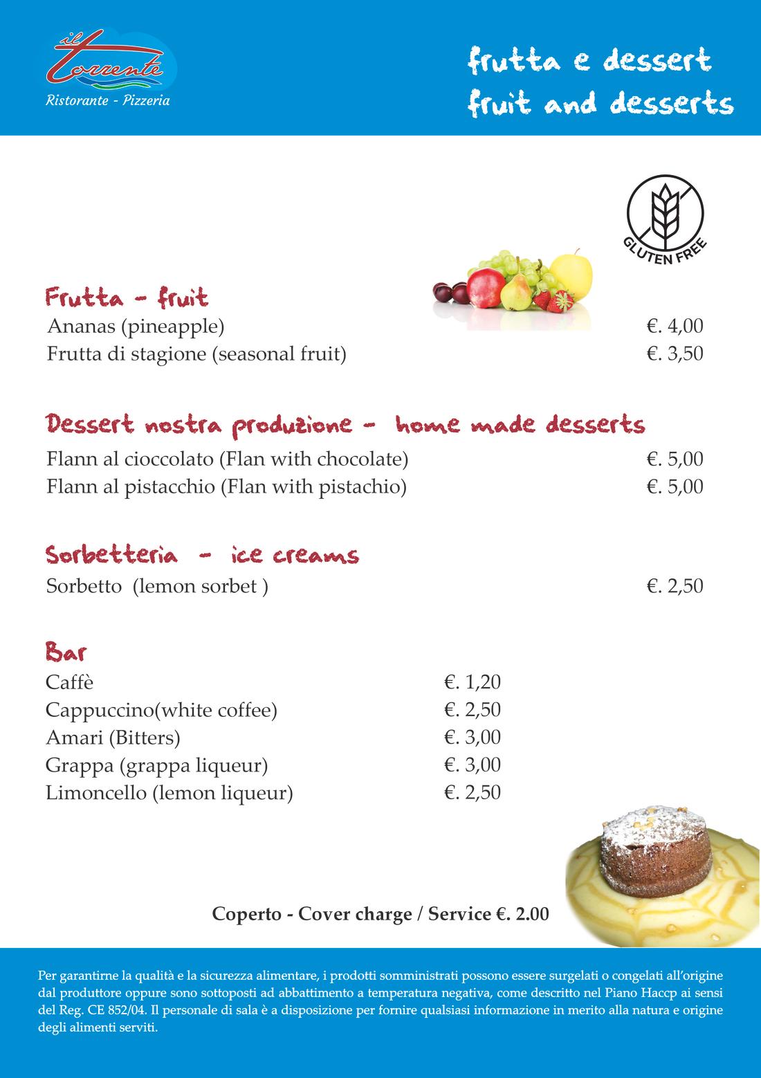 Frutta e Dessert